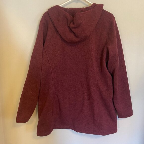 NWT Women's L.L.Bean Sweater Fleece Coat XL - Picture 3 of 4